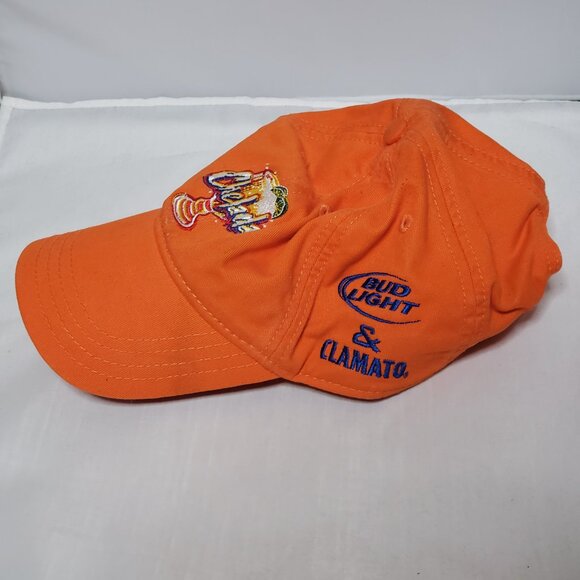 Bud Light Chelada Clamato Orange Slideback Hat — Adjustable NWOT - Picture 4 of 6